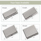 Creative Thin Portable Stainless Steel Pocket Carrying Cigarette Box Case for Holds 10 Regular Size Cigarettes (Not Included Cigarette)