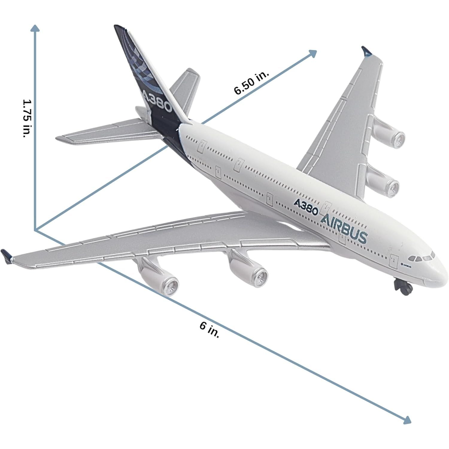 Buy now Daron Airbus Single Plane A380 White at indiglob india
