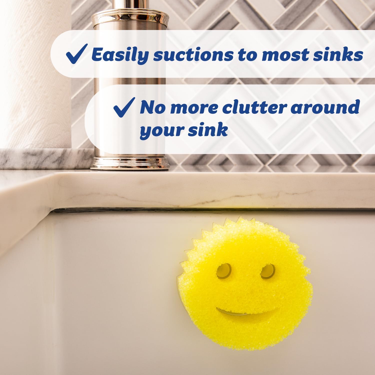 Buy now Scrub Daddy Sponge Holder Daddy Caddy - Sponge Holder for Kitchen Sink - Sponge Caddy and Kitchen Organizer with Suction Cups - Self Draining & Dishwasher Safe (1 Count) at indiglob india