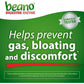 Beano Digestive Enzyme, Preventive Gas Relief for Adults, Helps Prevent Gas & Bloating, 100 Tablets