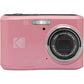 KODAK PIXPRO Friendly Zoom FZ45-RD 16MP Digital Camera with 4X Optical Zoom 27mm Wide Angle and 2.7" LCD Screen (Red)