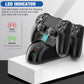 Buy now for P4 Controller Charger Dock Station, 1.8 Hrs Fast Charging for P4 Charging Station, Charging Station with LED Indicator Charge Chip, Dual USB PS4 Charger Dock for PS4/PS4 Slim/PS4 Pro Charge at indiglob india