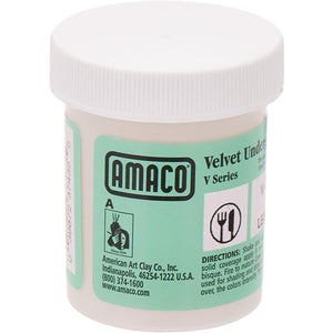 AMACO Velvet Underglaze, 2 oz Jar, White