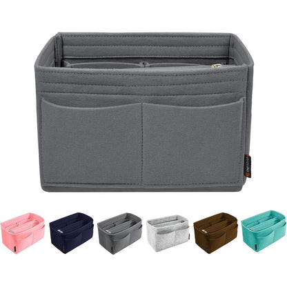 OMYSTYLE Purse Organizer Insert, Felt Tote Bag Organizer Insert with 5 Sizes, Handbag Dividers for Inside Purse, Compatible with Longchamp, Neverful, Speedy and More