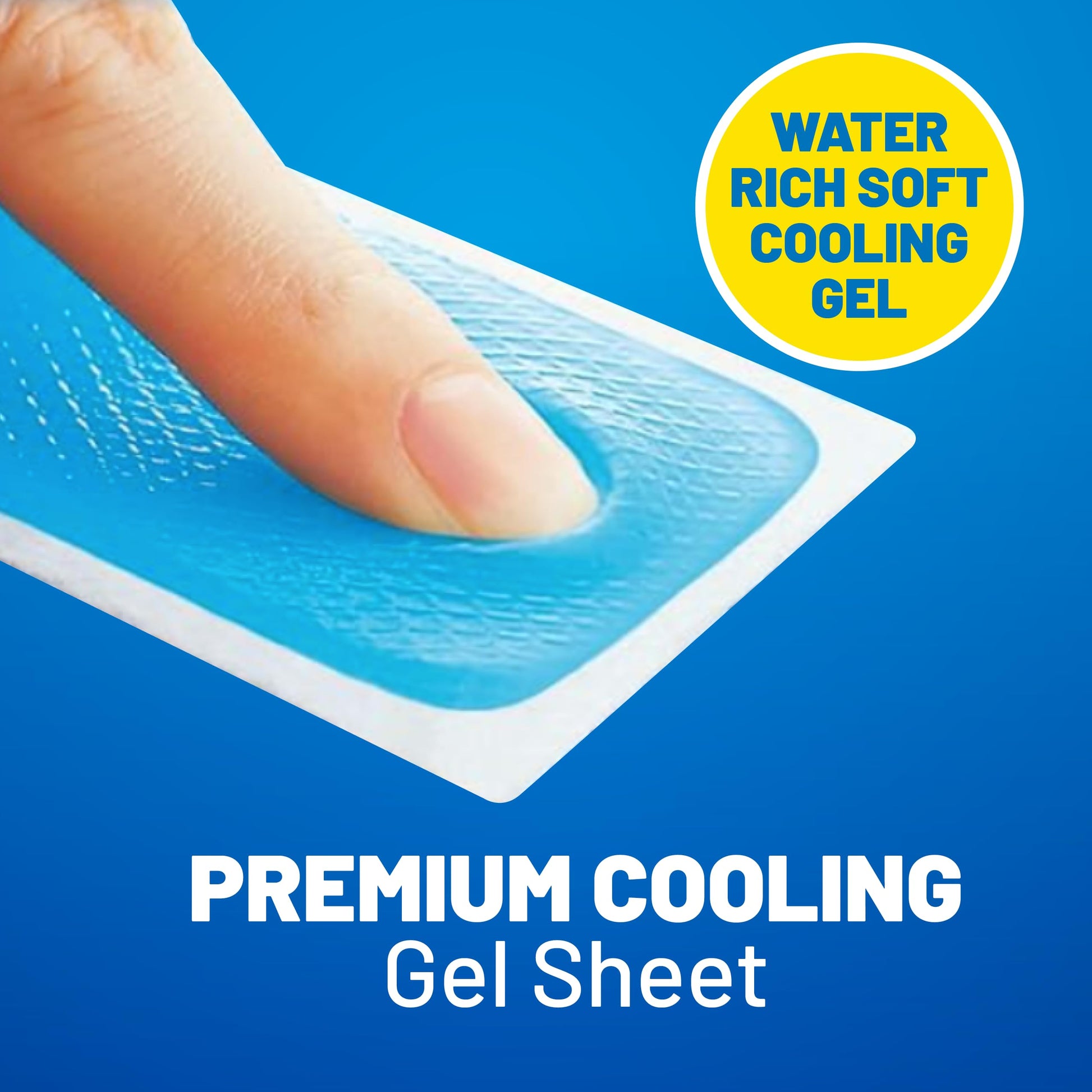 Buy now KOOL 'N' SOOTHE Fever Cooling Gel Sheets/ 4 Pack/Children 1+ Year/Immediate Cooling Relief for Fever at indiglob india
