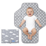 Buy now Baby Portable Changing Pad Travel - Waterproof Compact Diaper Changing Mat with Built-in Pillow - Lightweight & Foldable Changing Station, Newborn Shower Gifts at indiglob india