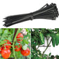 Buy now 100Pcs 8 Inch Heavy Duty Industrial Zip Toes 40lbs Tensile Strength Releasable Black Tie Wraps Reusable Zip Toes Tie Straps For Garden Plant Secure Vine, Home Office at indiglob india