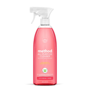 Buy now Method All-Purpose Cleaner, Pink Grapefruit, Perfect for Most Counters, Tiles, Stone, and More, 28 oz spray bottle at indiglob india