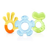 Nuby 3 Step Soothing Teether 3 Piece Set- Assorted Color - Boy
