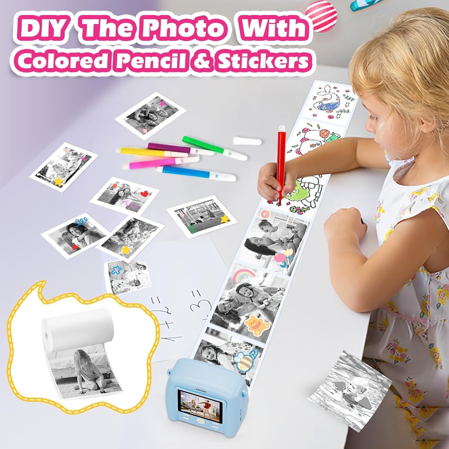 Buy now Kids Digital Camera - HD Upgrade for Girls & Boys Age 3-10 - 32GB SD Card, Silicone Cover, Christmas & Birthday Gifts at indiglob india