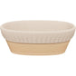 Sondiko Oval Bread Proofing Basket, Handmade Sourdough Bread Baking Supplies, Banneton Bread Proofing Basket Brotform with Proofing Cloth Liner for Sourdough Bread, Baking