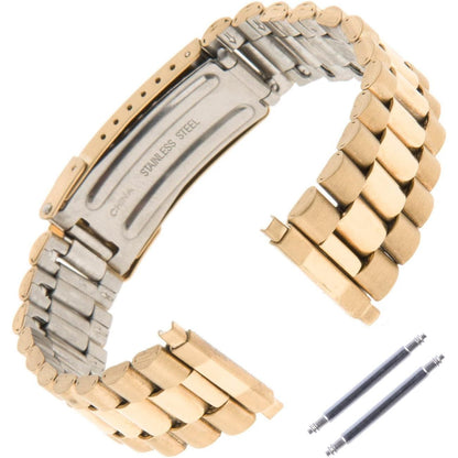Gilden Unisex Non-Expansion 18-23mm Stainless Steel Watch Band 1536