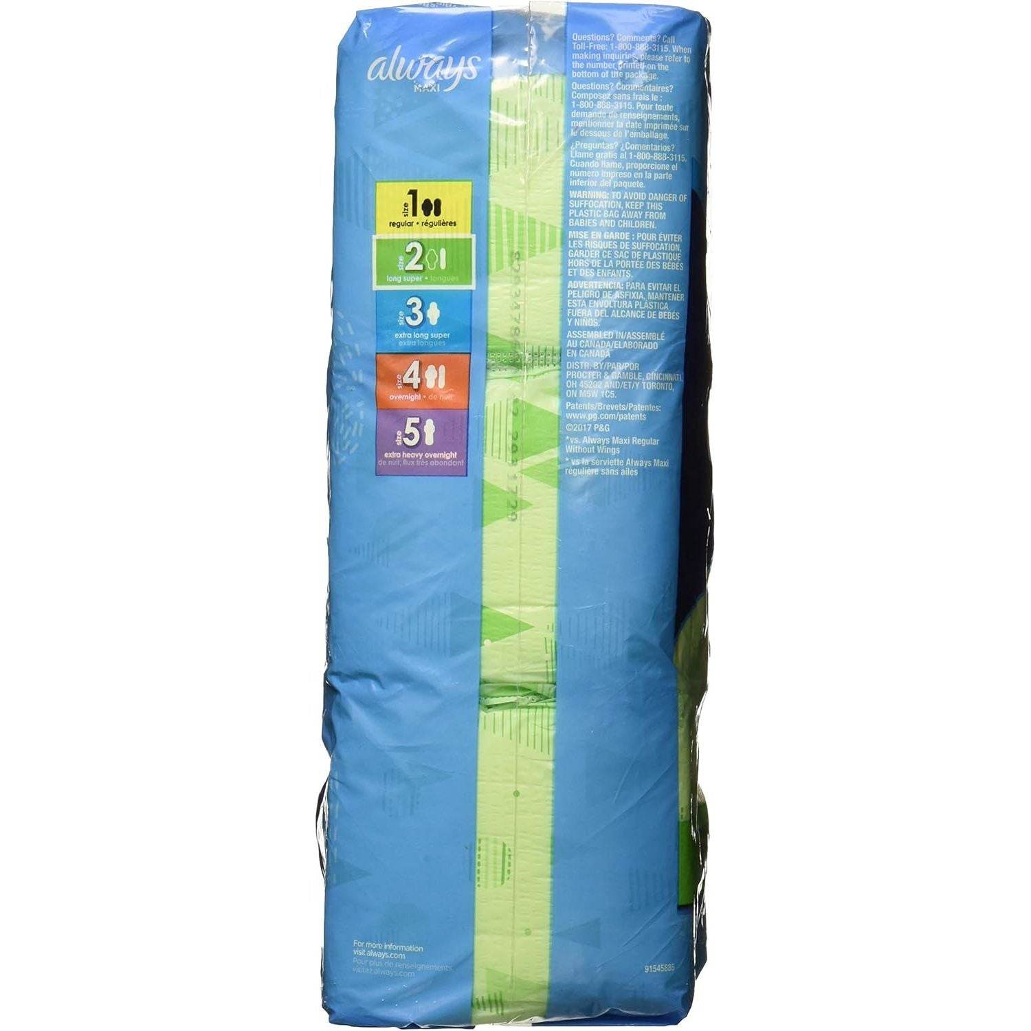 Always Maxi Long Without Wings - 6 Pack - My Store