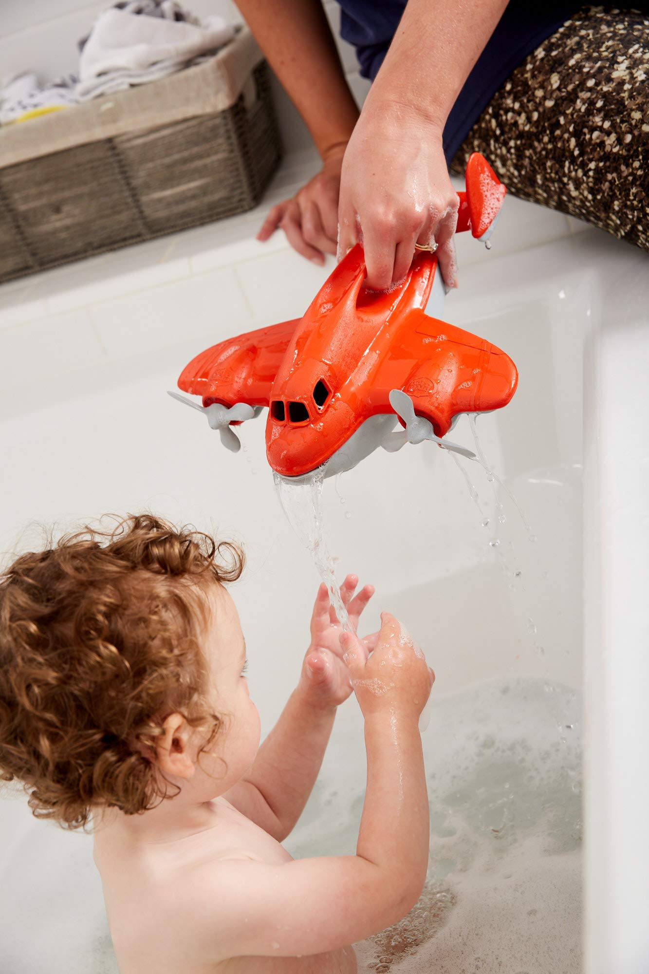 Buy now Green Toys Fire Plane - Pretend Play, Motor Skills, Kids Bath Toy Vehicle. No BPA, phthalates, PVC. Dishwasher Safe, Recycled Plastic, Made in USA. at indiglob india