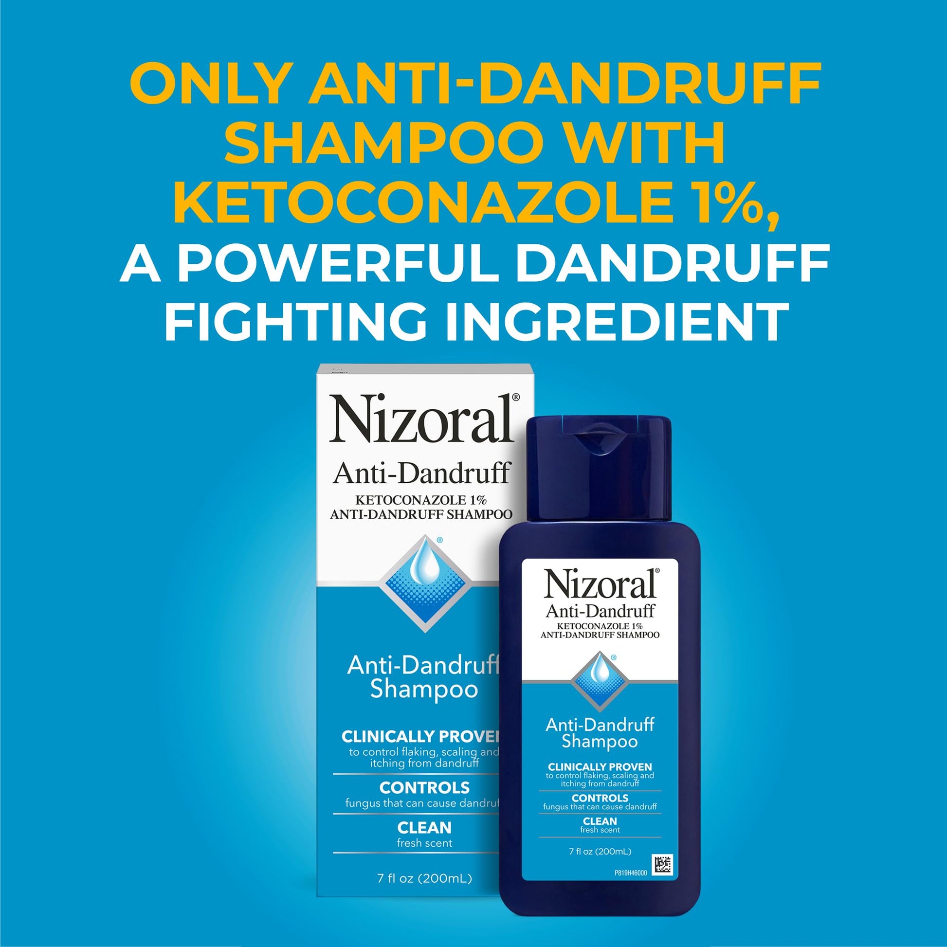 Buy now Nizoral Anti-Dandruff Shampoo with 1% Ketoconazole, Fresh Scent, 7 Fl Oz at indiglob india