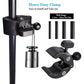 Microphone Music Stand Tablet Smartphone Holder Mount Heavy Duty 360 Degree Swivel Clamp Compatible with 3.5 to 13.5in Phone Tablets, iPad Pro 12.9 11 10.5 Air Mini, Surface Galaxy Tab, iPhone Galaxy