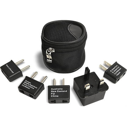Ceptics International Worldwide Travel Plug Adapter 5 Piece Set, Great for Cell Phones, Battery Chargers, Laptops to Work in Most Countries - My Store