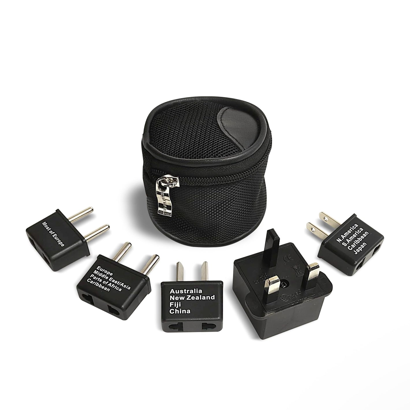 Buy now Ceptics International Worldwide Travel Plug Adapter 5 Piece Set, Great for Cell Phones, Battery Chargers, Laptops to Work in Most Countries at indiglob india