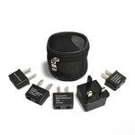Buy now Ceptics International Worldwide Travel Plug Adapter 5 Piece Set, Great for Cell Phones, Battery Chargers, Laptops to Work in Most Countries at indiglob india