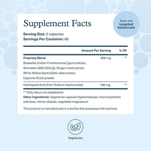 Youtheory Hyaluronic Acid Advanced Formula - Joint Support Supplement with Boswellia Extract* - Skin Health Supplement - Dairy, Soy & Gluten Free - 120 Vegetarian Capsules