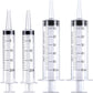 Frienda Large Plastic Syringe 4 Pack Measuring Syringe Tools Dispensing Multiple Uses(60 ml)