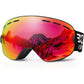 EXP VISION Snowboard Ski Goggles Men Women Youth, Anti Fog OTG Winter Snow Goggles Spherical Detachable Lens