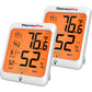 ThermoPro TP53 Digital Hygrometer Indoor Thermometer for Home, Temperature Humidity Sensor with Comfort Indicator & Max Min Records, Backlight Display Room Thermometer Humidity Meter, LCD