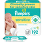 Pampers Baby Wipes Sensitive, Water Based Baby Wipes, Hypoallergenic and Unscented Baby Wipes, 56 Wipes Total (1 Flip-Top Packs)