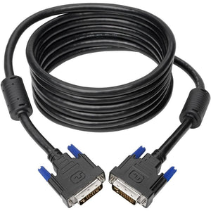 Tripp Lite DVI-I Dual Link Digital and Analog Monitor Cable (DVI-I M/M), 2560 x 1600, 15-ft. (P560-015-DLI), 10 ft.