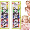 28 Pcs Hair Ties 12mm Ball Bubble Ponytail Holders Colorful Elastic Accessories for Kids Children Girls Women All Ages (Clear Assorted - Yellow/Lime/Brown/Blue/Red/Purple/Orange) - Clear Assorted - Yellow/Lime/Brown/Blue/Red/Purple/Orange