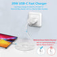 USB C Fast Charger for iPad 11th (A16)/10th Generation, iPad Pro 13/iPad Pro 12.9/11 inch, iPad Air 5th/4th/13/11 inch, iPad mini 7/6, Fast Wall Charger Block & 6.6FT USB C to USB C Charging Cable
