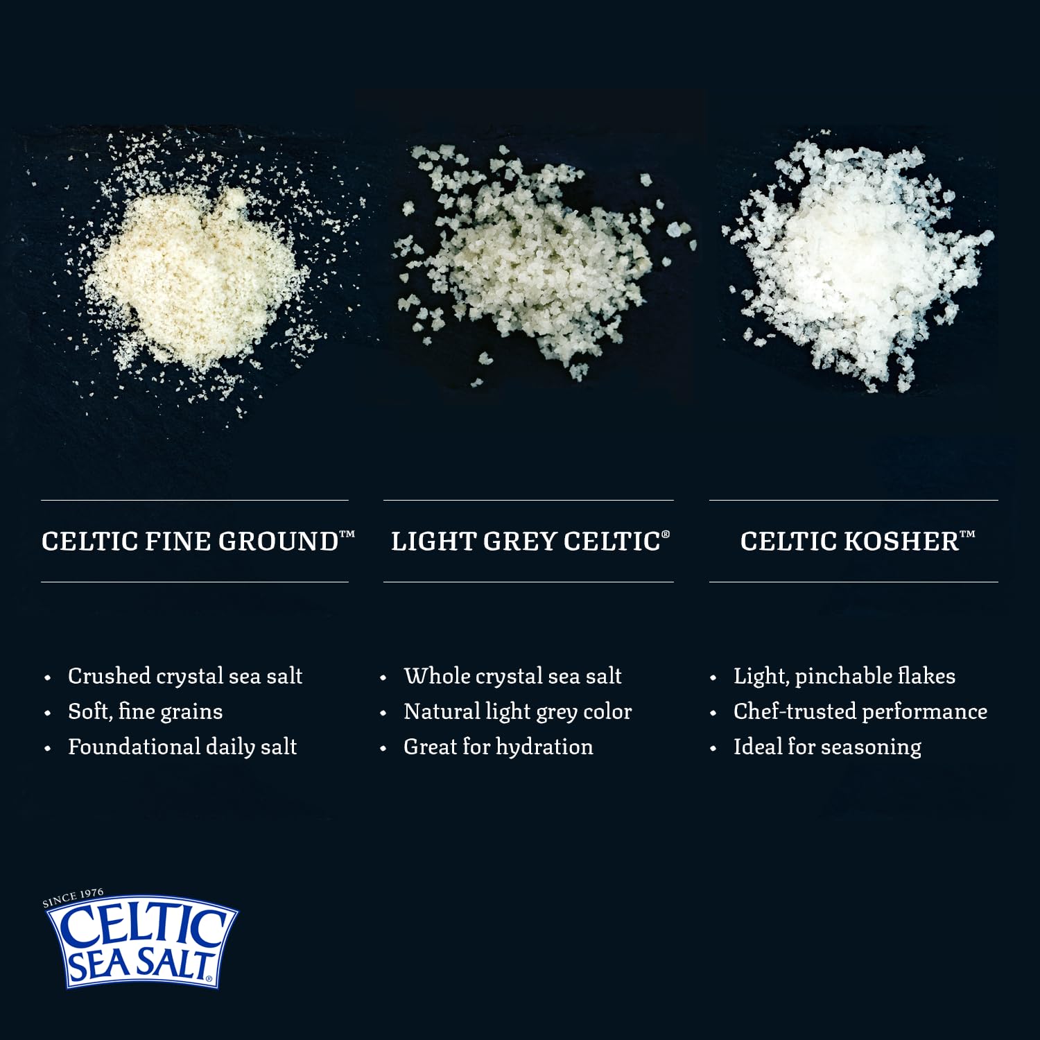 Buy now Celtic Sea Salt, Fine Ground Mineral Sea Salt, 1 lb Resealable Bag, Unrefined Hydration, Vital Minerals, Family Founded Since 1976 at indiglob india
