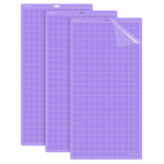 Buy now REALIKE 12x12 Cutting Mat Compatible with Cricut Maker 3/Maker 4/Maker/Explore 3/4/Air 2/Air/One(3 Mats), Gridded Adhesive Non-Slip Cut Mat for Crafts, Quilting, Sewing and All Arts (Variety) Purple 12*24 (3 Mats) StrongGrip at indiglob india