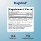Jarrow Formulas MagMind - 90 Capsules - Includes Magnesium L-Threonate (Magtein) - Supports Brain Health & Function - 30 Servings