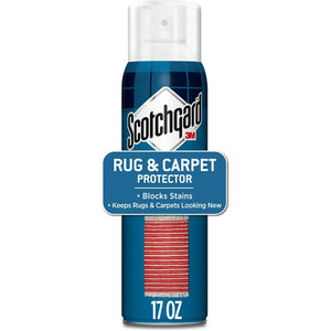 Scotchgard Rug & Carpet Protector, Carpet & Rug Protector Blocks Stains During Fall and Winter Holidays, Fabric Protector Makes Cleanup of Stains from Food Spills Easier, 17 oz, 4406-17 PF