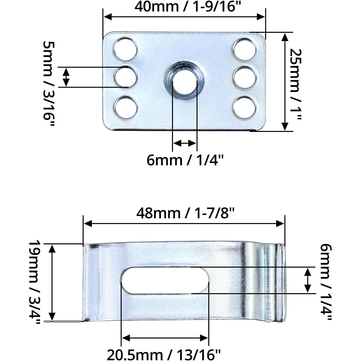 Buy now QWORK Sink Bracket, 2 Undermount Sink Clips, Kitchen & Bathroom Sink Supports, 10 PACK at indiglob india