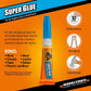 Gorilla Super Glue, Two 3 Gram Tubes, Clear, (Pack of 1)