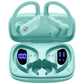 Buy now bmani Ear Buds Wireless Earbuds Bluetooth Headphones with 80H Playtime LED Display Case, Over-Ear Hook with Mic, Stereo Sound, Easy Button Controls, Sports Earphones for Running Workout Gym Black at indiglob india