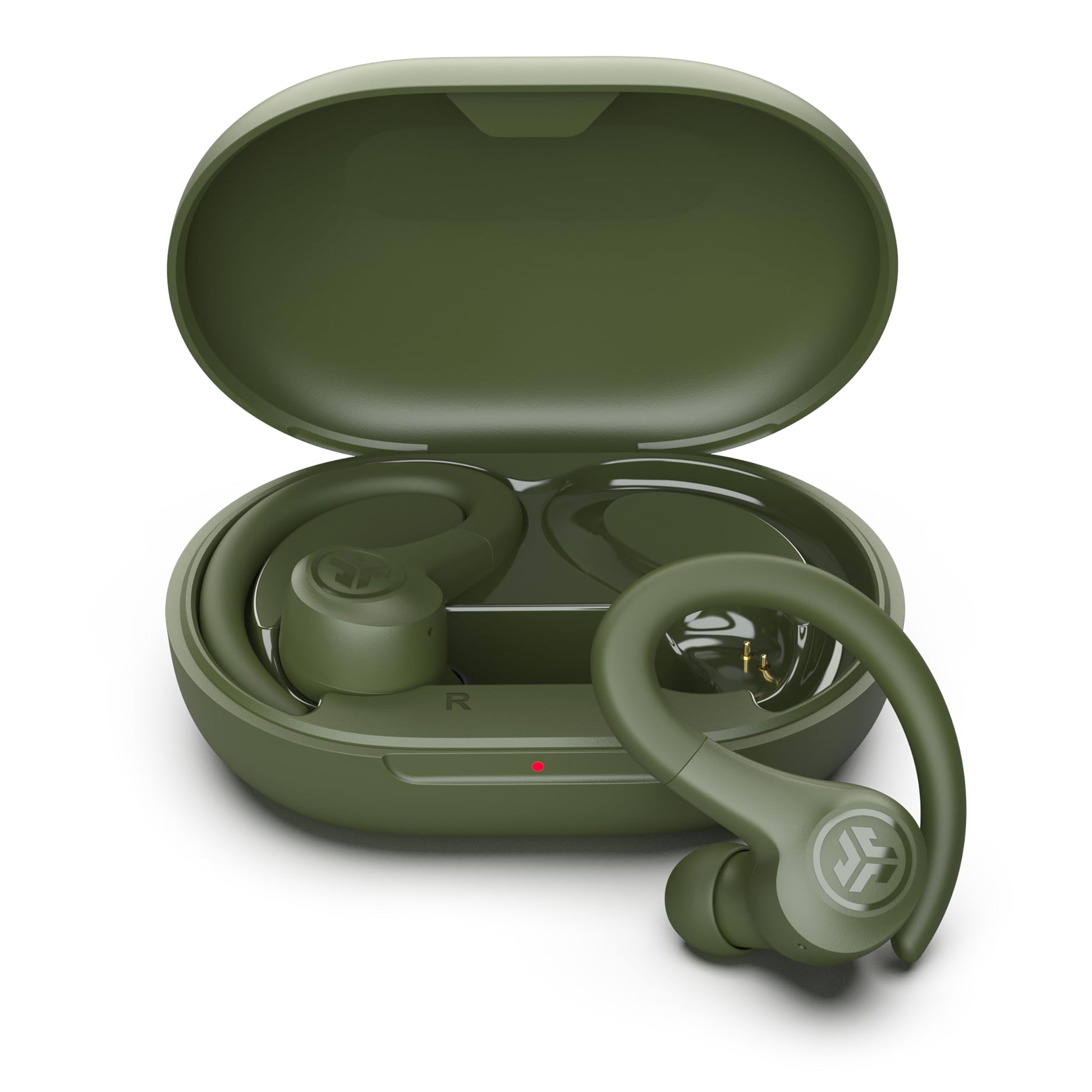 Buy now JLab Go Air Sport, Wireless Workout Earbuds Featuring C3 Clear Calling, Secure Earhook Sport Design, 32+ Hour Bluetooth Playtime, and 3 EQ Sound Settings (Graphite/Black) Green Sport+ at indiglob india