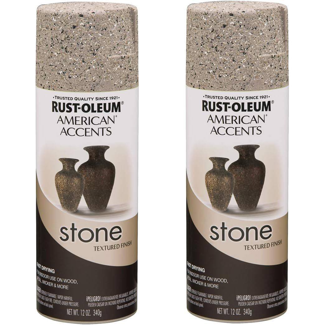 Buy now Rust-Oleum 7990830 Stone Creations Spray, 12 oz, Bleached Stone 12 Ounce (Pack of 2) Pebble at indiglob india