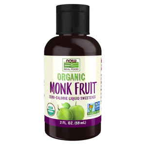 Buy now NOW Foods, Certified Organic Monk Fruit Liquid, Zero-Calorie Liquid Sweetener, Non-GMO, Low Glycemic Impact, 2-Ounce at indiglob india