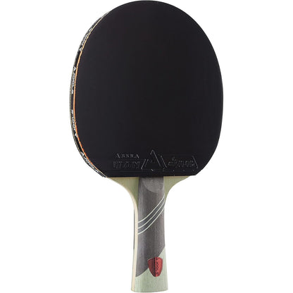 JOOLA Omega Speed - Table Tennis Racket for Advanced Training with Flared Handle - Tournament Level Ping Pong Paddle with Vizon Table Tennis Rubber- Designed for Speed