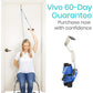 Vive Shoulder Pulley for Physical Therapy - Rotator Cuff Pain Pulley System - Over Door Rehab Exerciser - With Durable Metal Pulley & Comfortable Padded Handles
