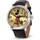 Amazon.com: Disney Mickey Mouse Adult Vintage Articulating Hands Analog Quartz Watch, Silver, Silver, Black : Clothing, Shoes & Jewelry