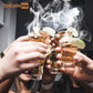 Buy now Cocktail Smoker Kit, Old Fashioned Smoker Kit for Bourbon Whiskey Drink, Smoker Infuser Kit with 4 Flavors Wood Chips, Birthday Father's Day Gifts for Husband, Men, Dad at indiglob india