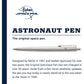 Fisher Space Pen Original Astronaut Space Pen, AG7 Series, Ballpoint, Chrome, Black Ink, Pocket Clip, Gift Box
