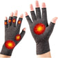 Arthritis Gloves Women Men,Strengthen Compression Gloves to Alleviate Carpal Tunnel,Rheumatoid,Tendonitis,Arthritis Pain Relief Gloves,Fingerless Gloves for Computer Typing and Daily Work - Small