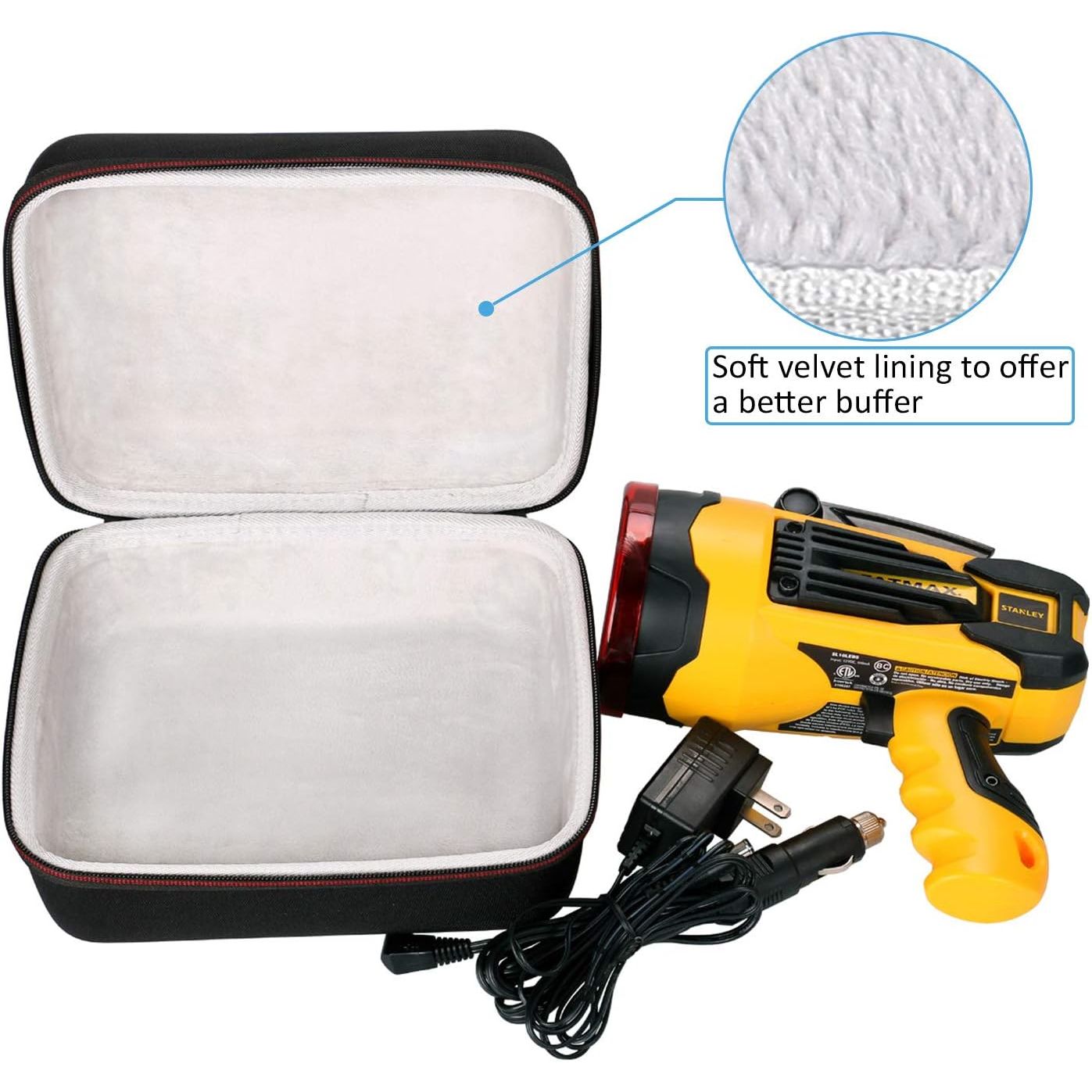Buy now LTGEM Case Compatible with STANLEY 2200 Lumen Rechargeable Lithium Ion Ultra Bright LED Spotlight Flashlight, Case Only at indiglob india