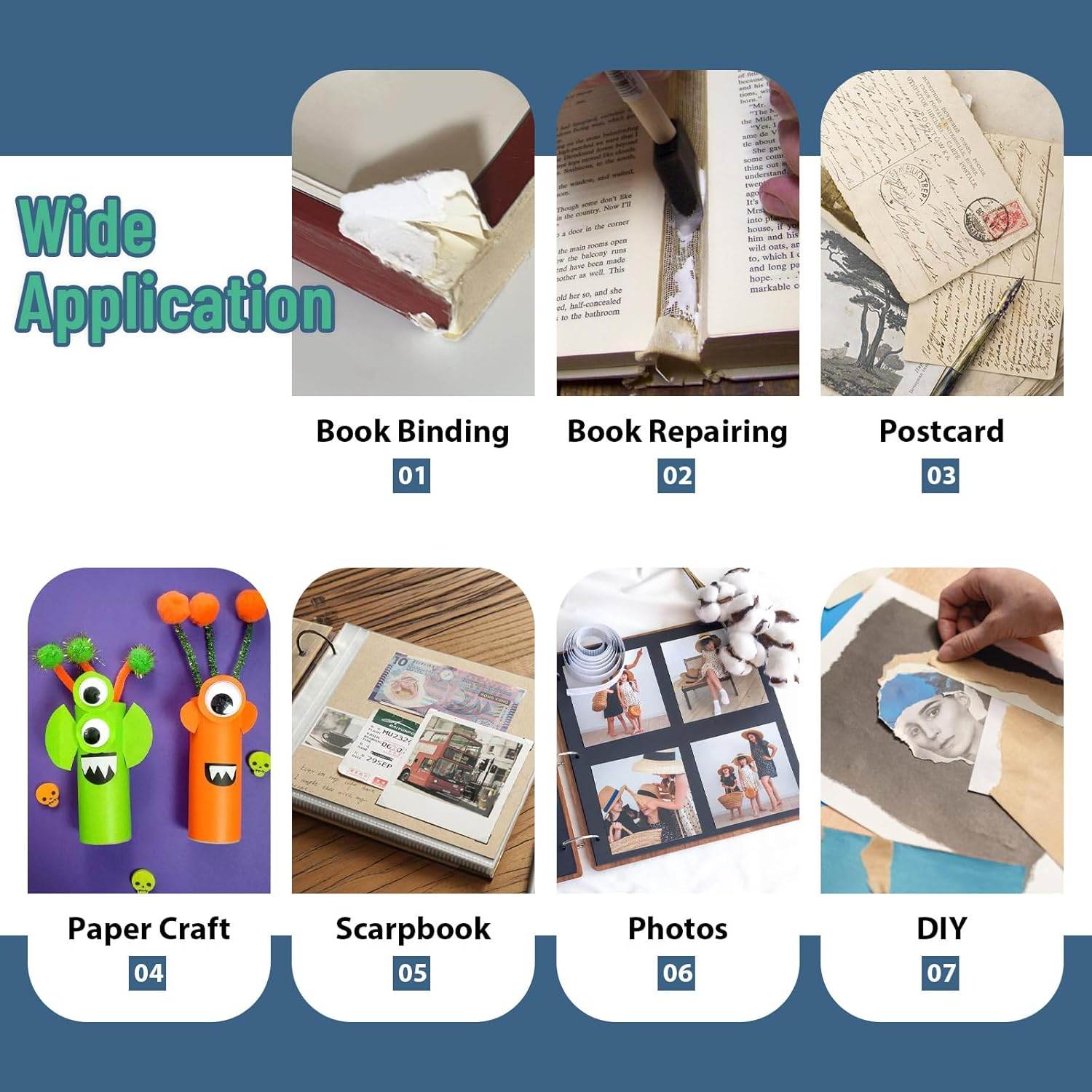 Books By Hand, PH Neutral PVA Adhesive, Archival Quality and Acid-Free, Dries Clear - 8 Ounce - My Store