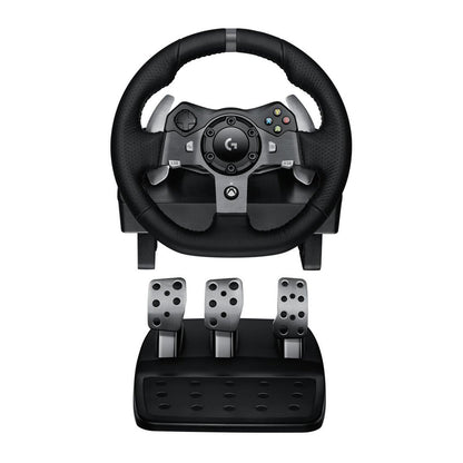 Buy now Logitech G920 Driving Force Racing Wheel for Xbox One and PC - Cable - USB - Xbox One, PC (Renewed) at indiglob india